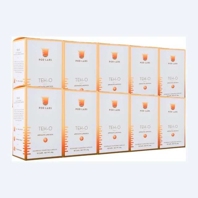 [Bundle Of 10] Pod Labs Nespresso Compatible Teh-O (100 Capsules)