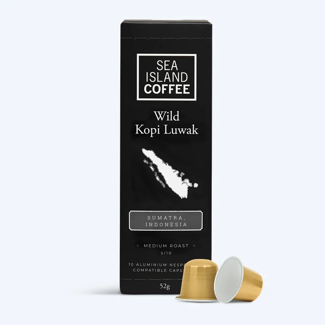 Wild Kopi Luwak Coffee Pods, Sumatra