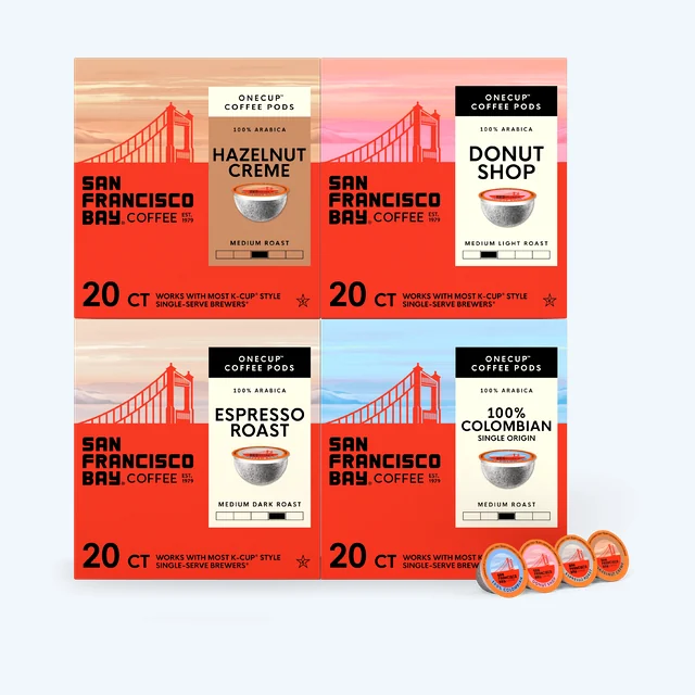 Distinct Assortment Variety Pack OneCUP™ Coffee Pods, 80 Count