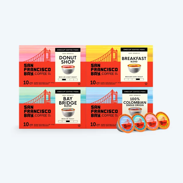 Medium Roast Selection Variety Pack OneCUP™ Coffee Pods, 40 Count