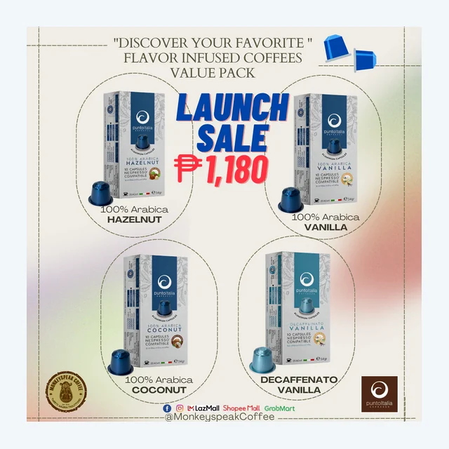 "Discover Your Favorite" Flavor Infused Coffees Value Pack- 4 boxes