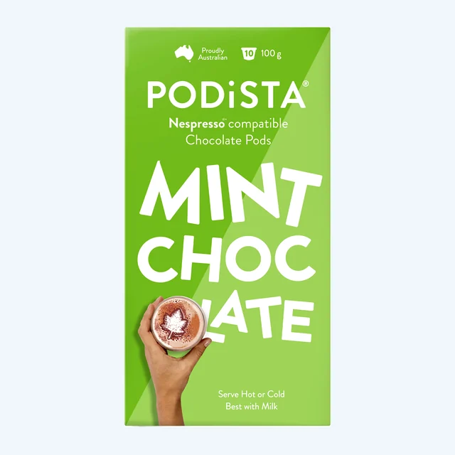 PODiSTA Mint Chocolate Nespresso Compatible Capsule<br>Box of 10