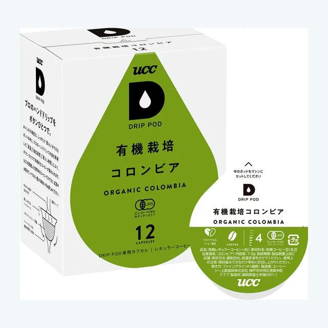 UCC DRIP POD ドリップポッド 有機栽培コロンビア 12個入【KEURIG(キューリグ)ではご利用頂けません】