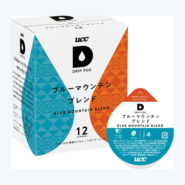 UCC DRIP POD ドリップポッド ブルーマウンテンブレンド 12個入【KEURIG(キューリグ)ではご利用頂けません】
