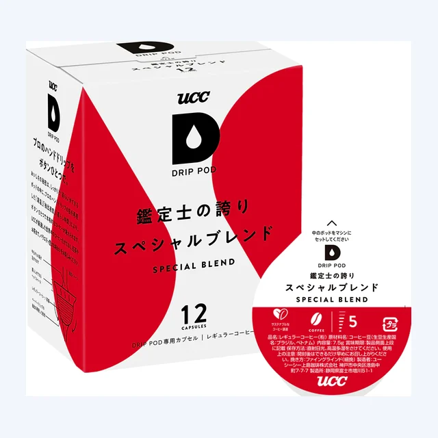 UCC DRIP POD ドリップポッド 鑑定士の誇り スペシャルブレンド 12個入【KEURIG(キューリグ)ではご利用頂けません】