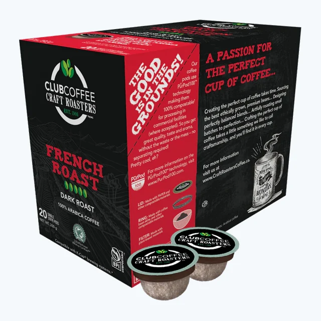 Club Coffee - French Roast 20 Pack
