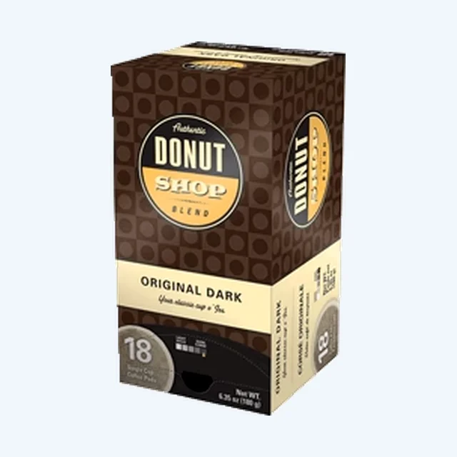 Donut Shop Original Dark Coffee Pods 16 Pack