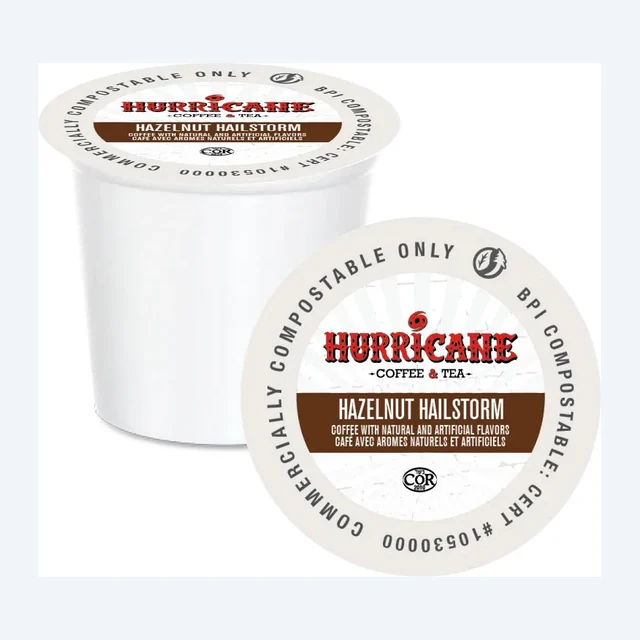 Hurricane - Hazelnut Hailstorm Compostable 20 pack