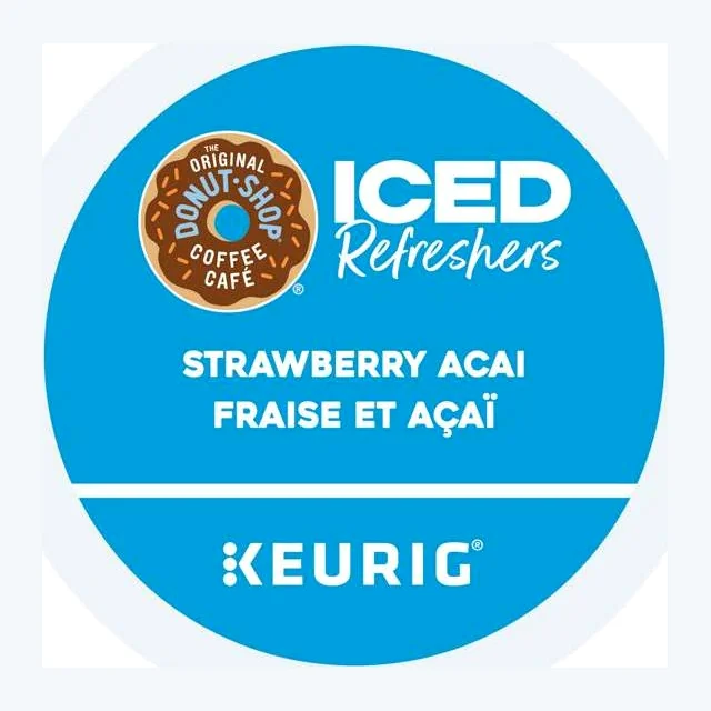 The Original Donut Shop Iced Refreshers Strawberry Acai 10ct