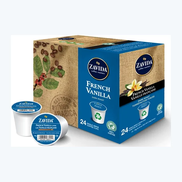 Zavida - French Vanilla Dark Roast 24 Pack