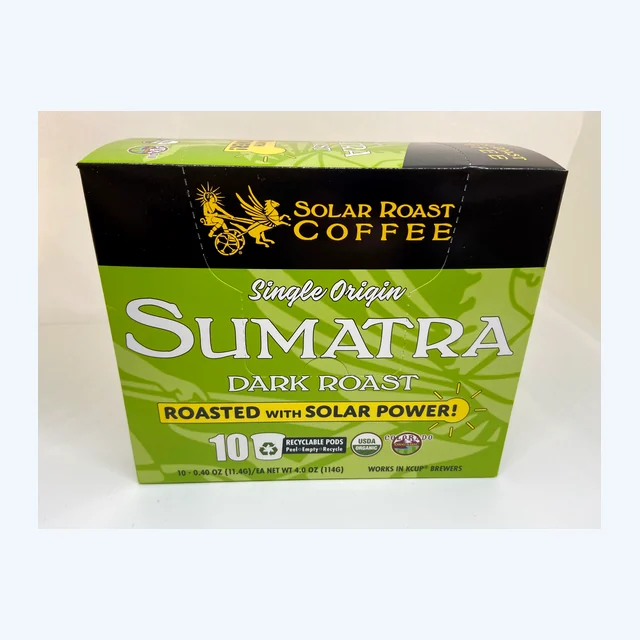Solar Roast Recyclable Single Serve Pod - Sumatra Dark Roast
