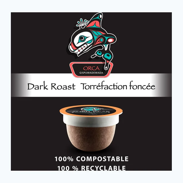 Orca Dark Roast Single Serve Coffee Pods