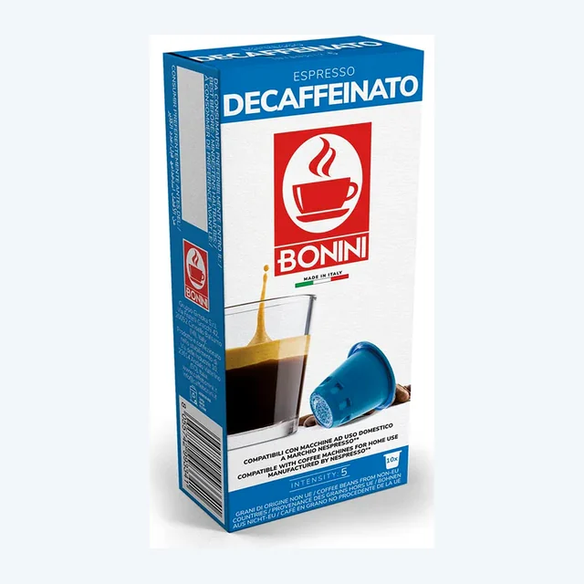 Bonini Decaffeinato 10 Capsule Nespresso Compatible Pods