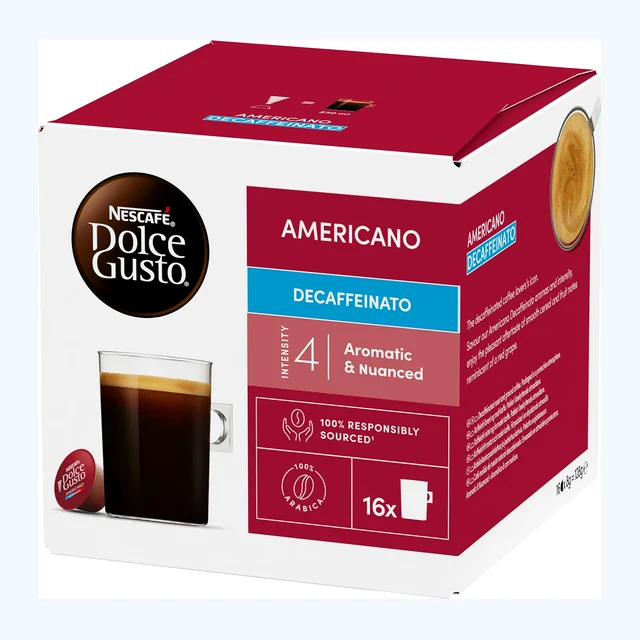 Dolce Gusto Americano Decaffeinato Coffee Pods