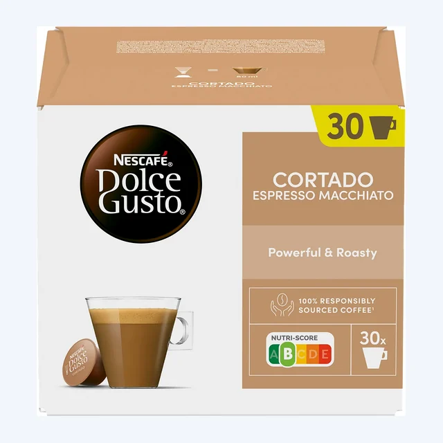 Dolce Gusto Espresso Cortado Macchiato x30 Coffee Pods
