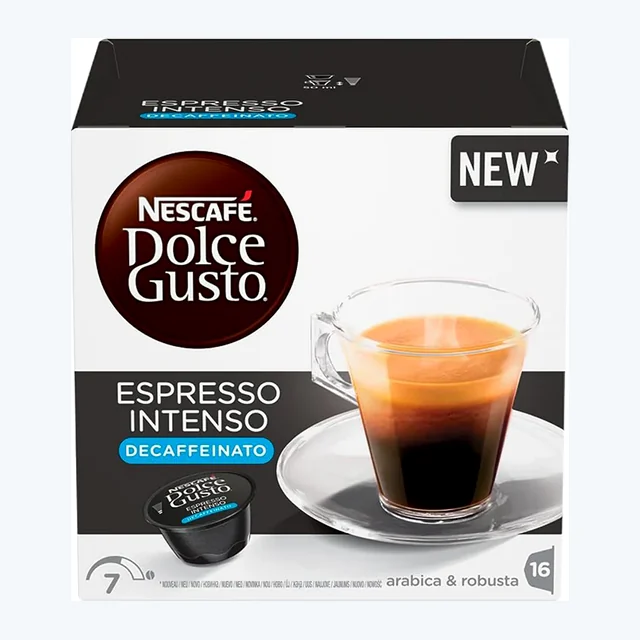 Dolce Gusto Espresso Intenso Decaf Coffee Pods