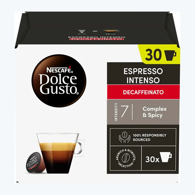 Dolce Gusto Espresso Intenso Decaf x30 Coffee Pods
