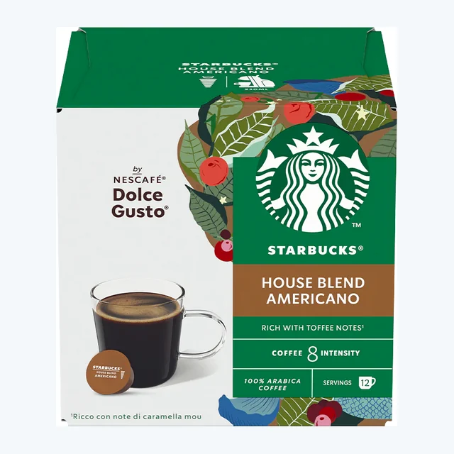 Dolce Gusto Starbucks Americano House Blend Coffee Pods