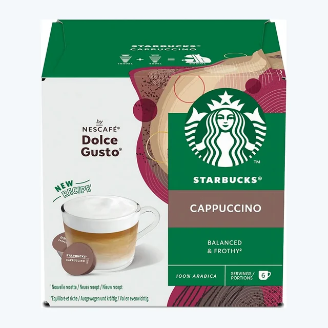 Dolce Gusto Starbucks Cappuccino Coffee Pods