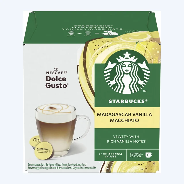 Dolce Gusto Starbucks Vanilla Macchiato Coffee Pods