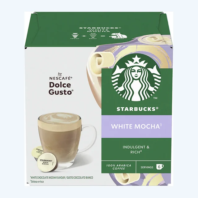 Dolce Gusto Starbucks White Mocha Coffee Pods