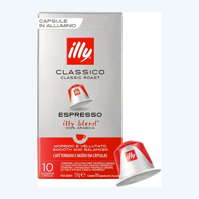Illy Nespresso Compatible Coffee Pods 10: Espresso Classico