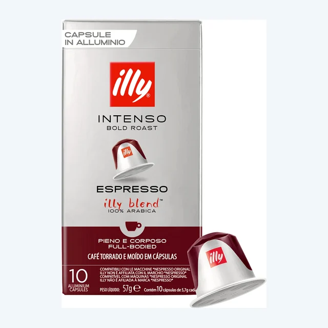 Illy Nespresso Compatible Coffee Pods 10: Espresso Intenso