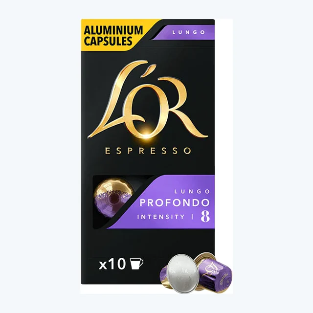 L'OR Espresso Profondo Coffee Capsules x10 Nespresso Compatible