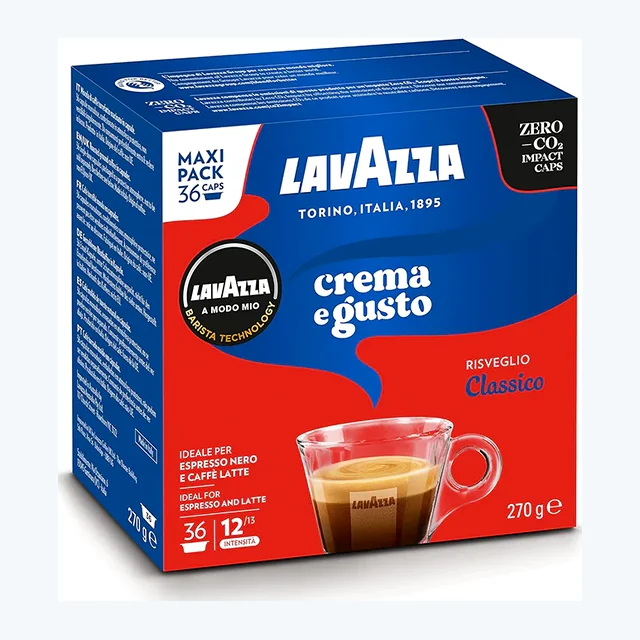 Lavazza A Modo Mio Crema E Gusto Classic 36 Coffee Pods