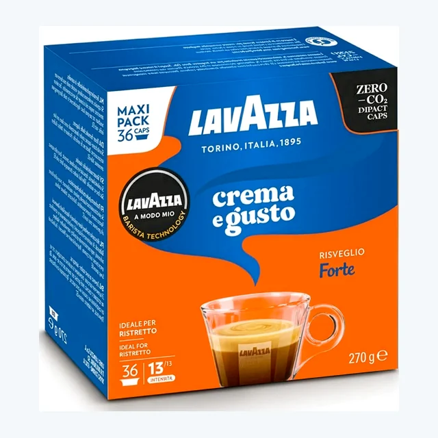 Lavazza A Modo Mio Crema E Gusto Forte 36 Coffee Pods