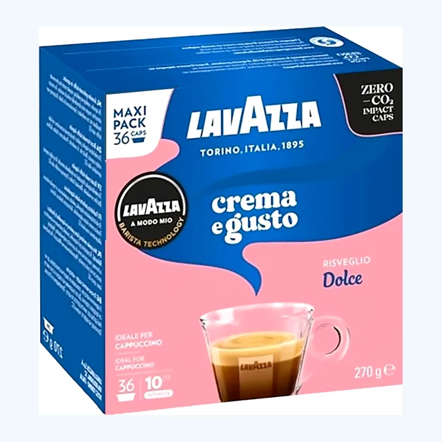 Lavazza A Modo Mio Dolce Crema E Gusto Dolce 36 Coffee Pods