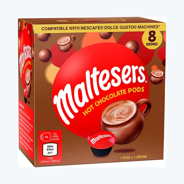 Maltesers Dolce Gusto Compatible Hot Chocolate Pods x8