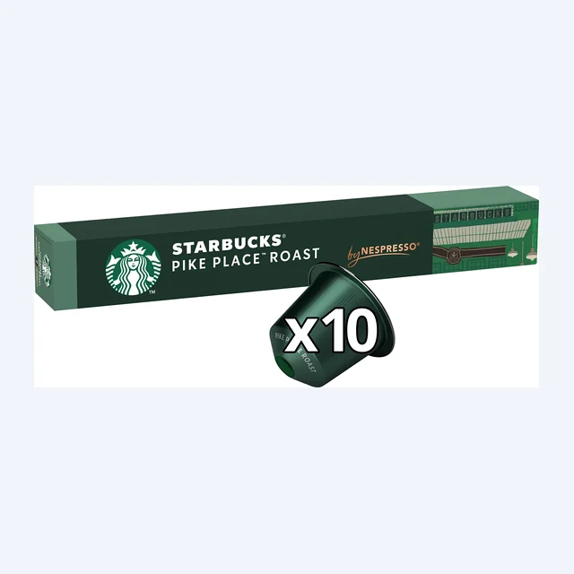 Starbucks Nespresso Pike Place Coffee Pods 10