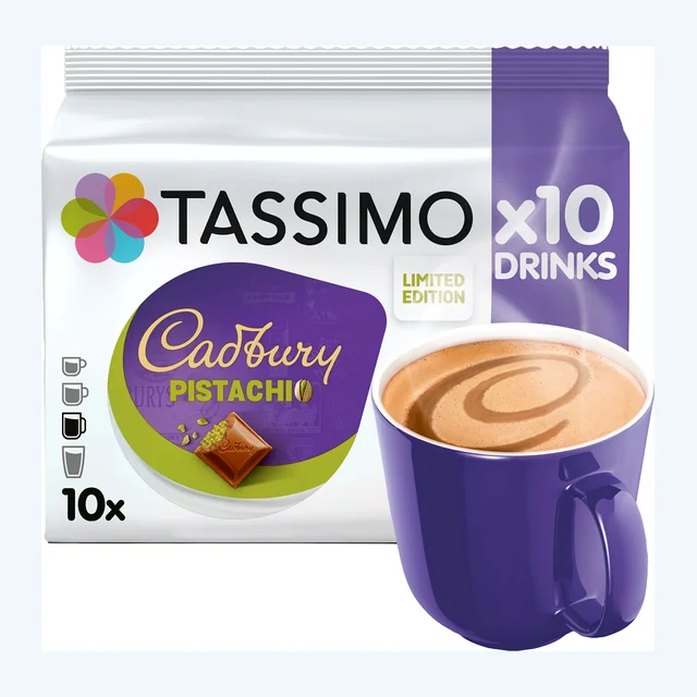 Tassimo Cadbury Pistachio Hot Chocolate Pods