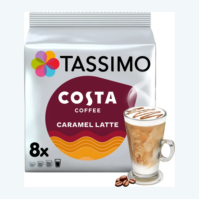 Tassimo Costa Latte Caramel Coffee Pods