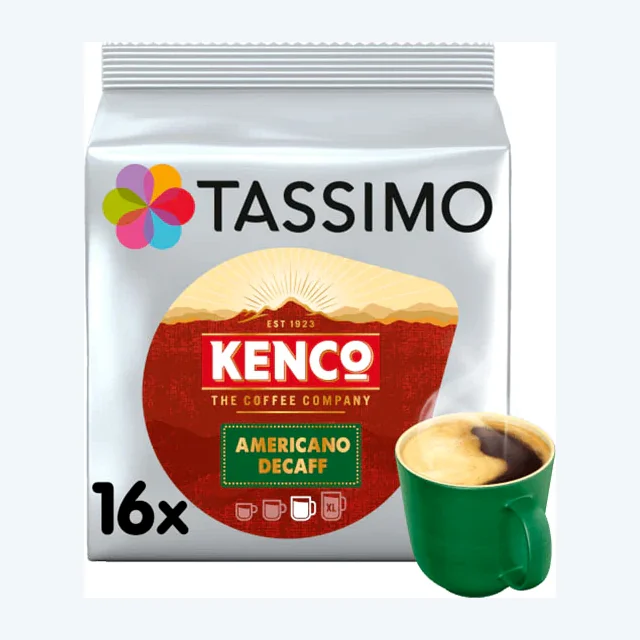 Tassimo Kenco Americano Decaf Coffee Pods