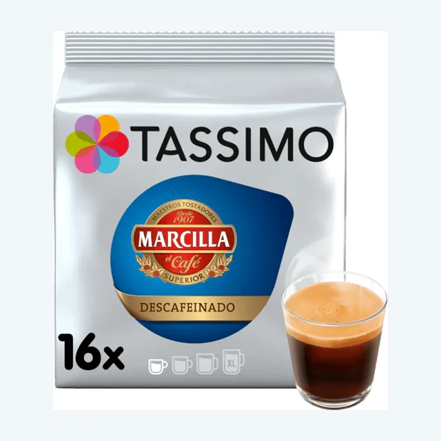 Tassimo Marcilla Descafeinado Decaf Coffee Pods