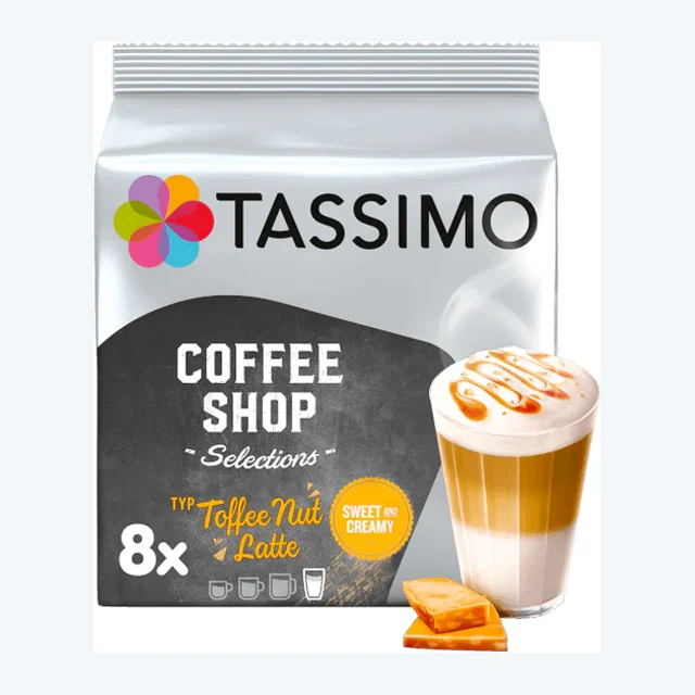 Tassimo Selections Toffee Nut Latte Coffee Pods
