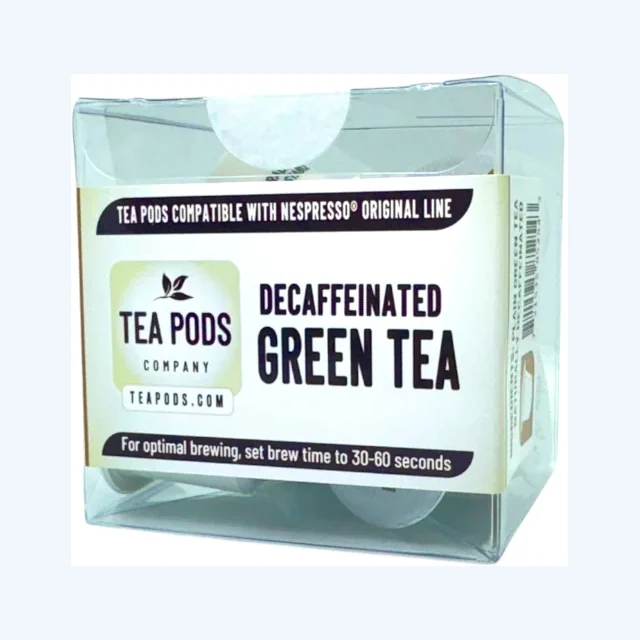 DECAF Green tea pods compatible with Nespresso OriginalLine