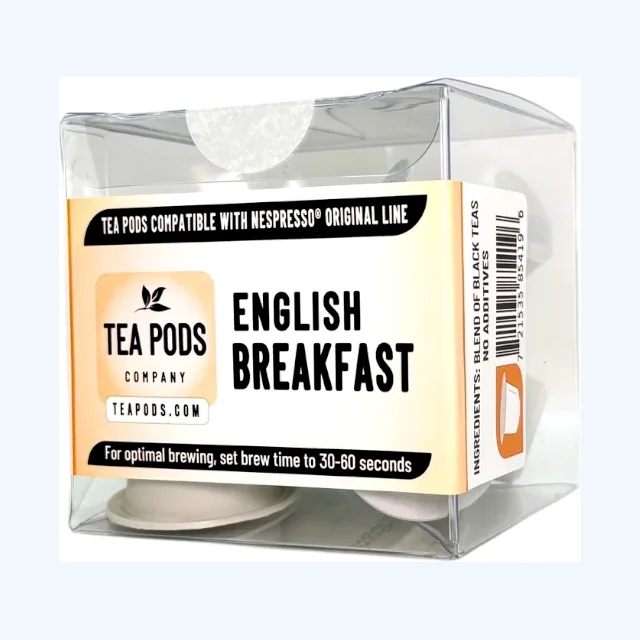 English Breakfast tea pods compatible with Nespresso OriginalLine
