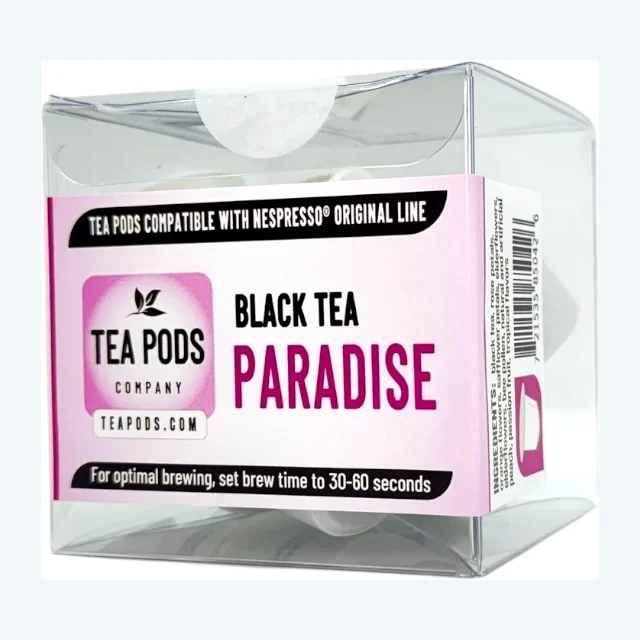Paradise blend tea pods compatible with Nespresso OriginalLine