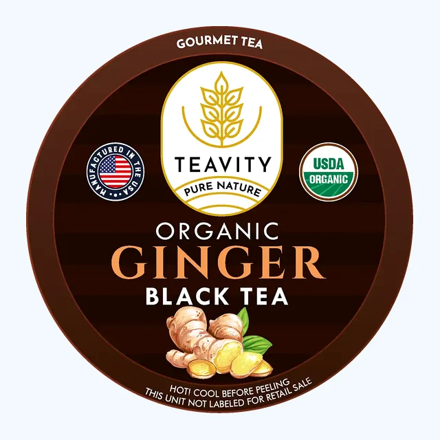 Organic Black Tea with Ginger Pods – Bold & Aromatic Keurig Brew