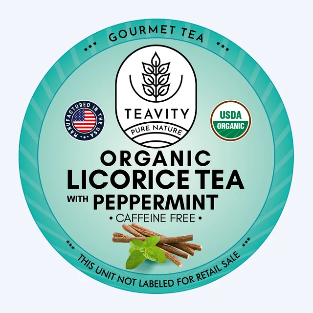 Organic Licorice Mint Tea Pods – Decaf Licorice & Mint Keurig Blend