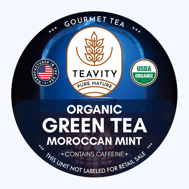Organic Moroccan Mint and Green Tea Pods