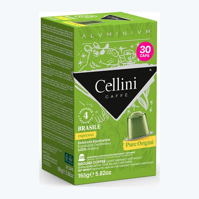 CELLINI Nespresso  - BRASILE (30Caps Alluminio)