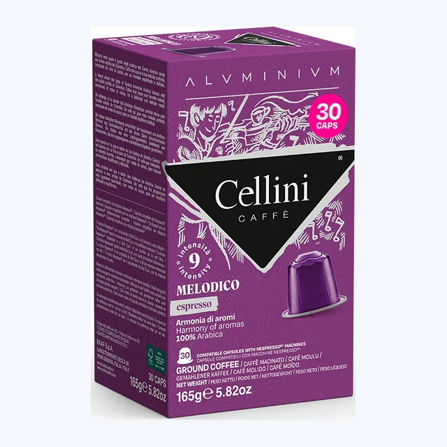 CELLINI Nespresso - MELODICO (30Caps Alluminio)