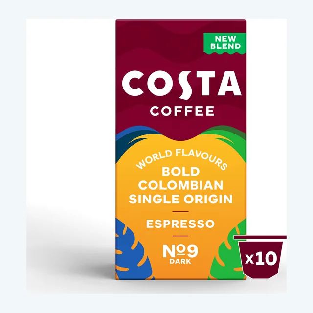 COSTA  NESPRESSO COLOMBIAN SINGLE ORIGIN - 10CAPS