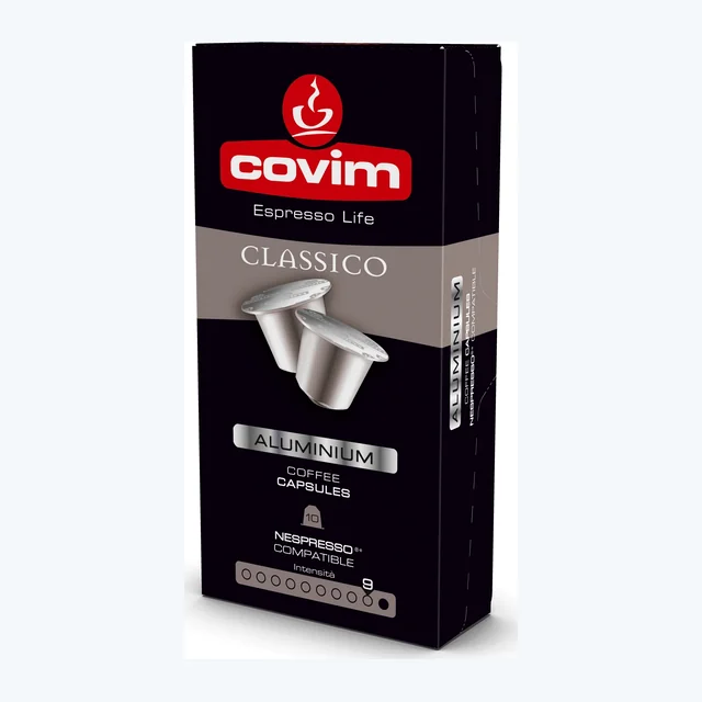 COVIM - Nespresso - Caffè - Classico Alluminio - Conf. 10