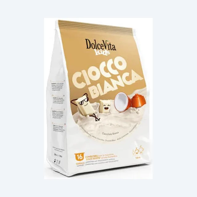 ITALFOODS - Dolce Gusto - Solubile - Cioccobianca - Conf. 16