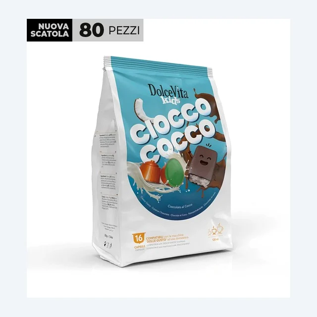 ITALFOODS - Dolce Gusto - Solubile - Cioccococco - Conf. 16